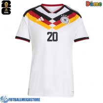 Fotballdrakt Dame Tyskland Serge Gnabry #20 Hjemmedrakt VM 2026 Kortermet